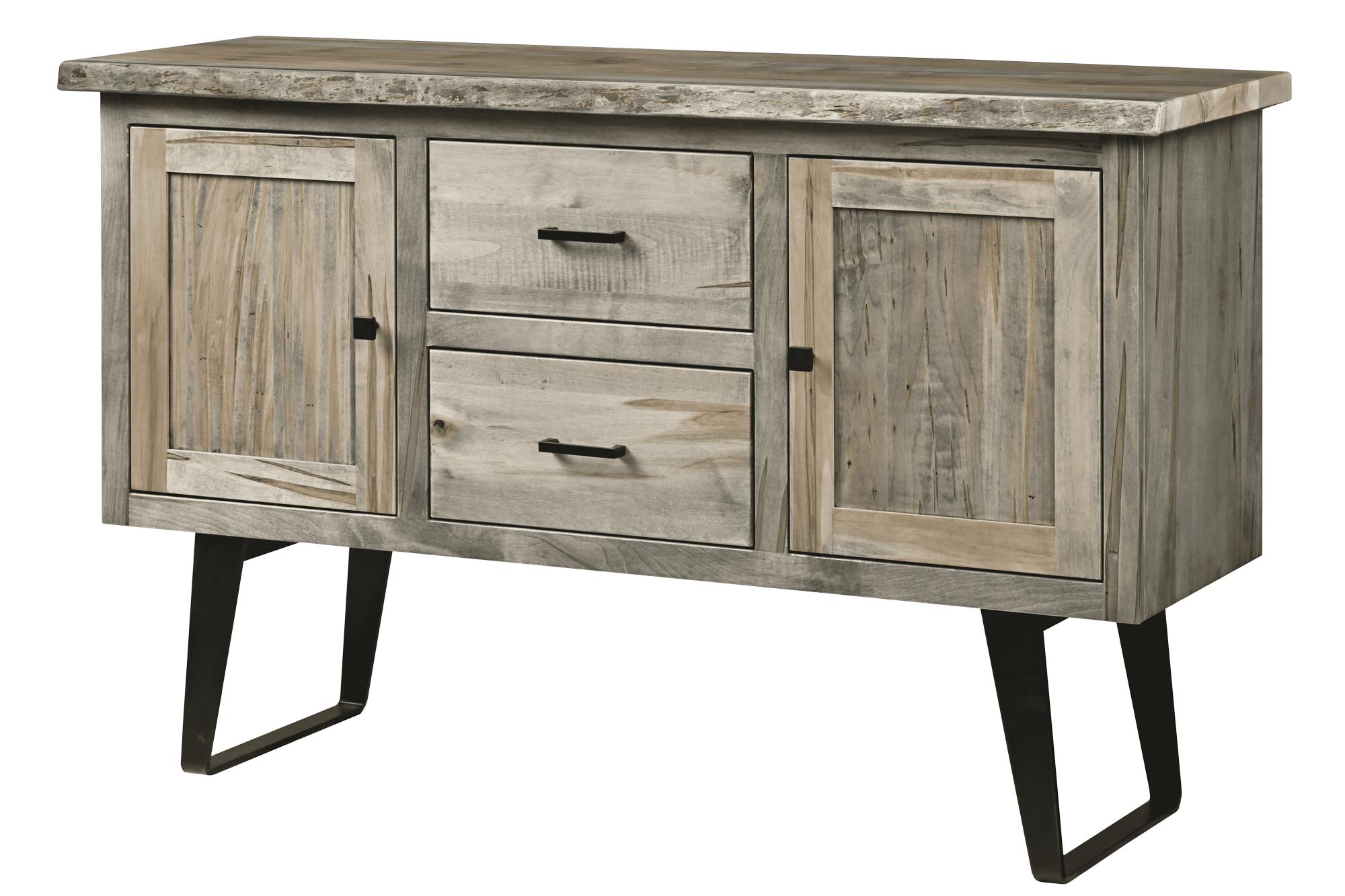 Ashford Server with Live Edge Top Urban Barnwood Furniture